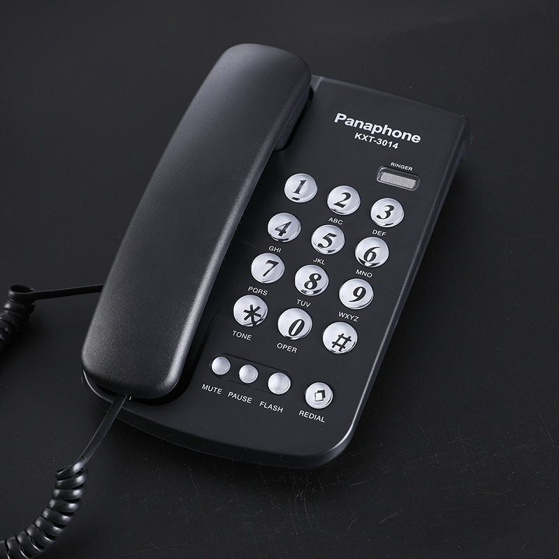 现货批发英文外贸电话机KXT-3014办公家用电话机按键固定电话座机