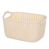 Imitation Rattan Storage Basket Desktop Small Storage Basket Plastic Storage Frame Sundries Storage Box Snacks Bathroom Washing Storage Basket