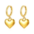 Ms-658 golden fat love earrings