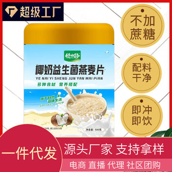 in stock generation coconut milk probiotic oatmeal 500g canned breakfast meal replacement full nutrition oatmeal soft waxy