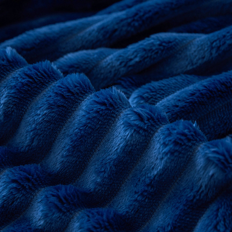 Wholesale Solid Color Coral Velvet Blanket Thickened Flannel Blanket Nap Blanket Single and Double Bed Sheets Cover Blanket Gift Small Blanket