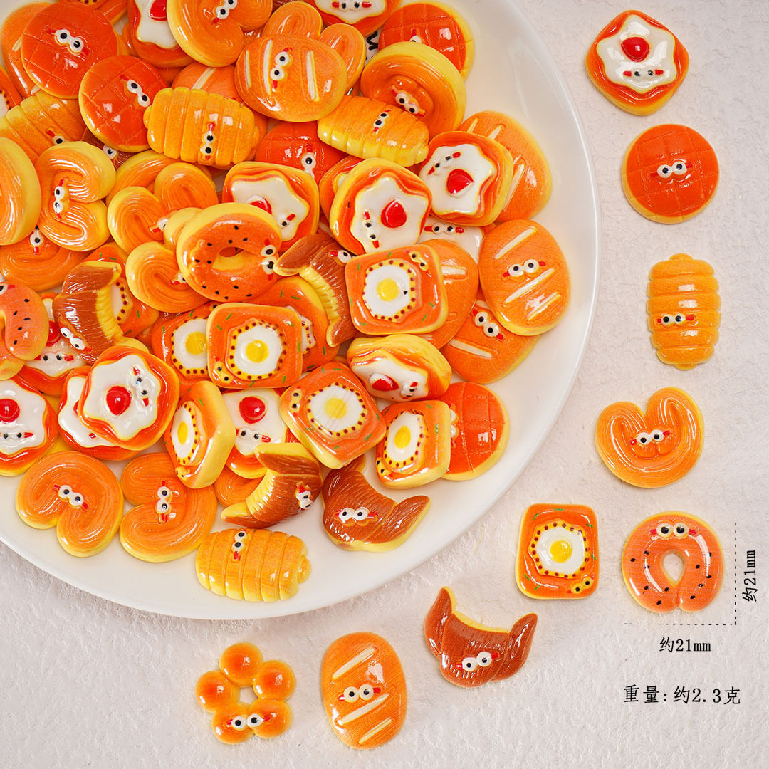 食玩小面包仿真微缩食玩小摆件树脂diy饰品配件便利店超市材料