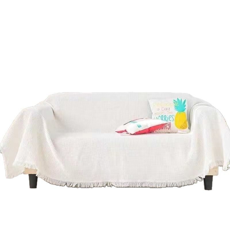 Sofa Towel Cover American Pastoral Full Cover Universal French Sofa Cushion Cover Blanket Cotton Pure Four-Season Universal