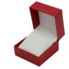 High-End Pu Leather Watch Box Gift Box Woven Pattern Watch Box Single Flip Jewelry Badge Storage Packaging Watch Box