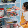 Transparent Children's Toy Storage Box Storage Box Large Parts Building Blocks Classification Sundries Finishing Box Small Box with Lid