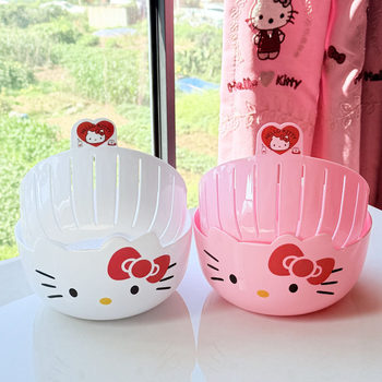 New Durable Double-Layer Drain Basket Kitchen Multi-Functional Fruit Plate Living Room Tea House with Good-Looking Candy Plate