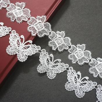 Polyester 5cm Wide Lace Clothing Accessories Brand New Bilateral Exquisite Polyester Barcode Water-soluble Lace European and American