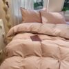 Class A Thickened Sanding Bed Four-Piece Set Cotton Cotton Fall/Winter Quilt Cover Bed Sheet Bed Cover Nantong Bedding Three-Piece Set 4