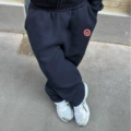 Single piece of trousers navy blue (with hood cord)