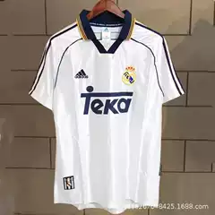 Wholesale Retro Real Madrid Ronaldo No. 7 Jersey Men's Short Sleeve Training Top Factory Drop Shipping