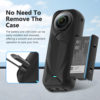 For Shadow Stone Insta360 X5 Body Protective Cover Lens Protective Cover 360 Camera Accessories Silicone Protective Cover