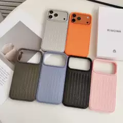 European and American Trendy Brand Luggage-Style Phone Case Suitable for iPhone 17 Pro Max Magnetic Phone Case Rimowa Apple 16