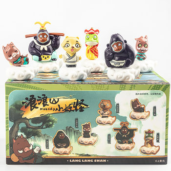 Langlang Mountain Little Monster Figure Trendy Toy Doll Ornament Doll Children's Toy Blind Bag Blind Box Factory Direct Delivery