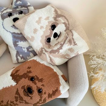 Half Fleece Blanket Cartoon Yarn-dyed Jacquard Blanket Sofa Blanket Office Nap Blanket Towel Cover Blanket Knitted Blanket