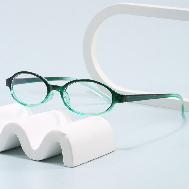 New Retro Small Frame Small Face Spice Girl Glasses Frame Student Women's Anti-Blue Light Glasses Plain Artifact Oval Shape