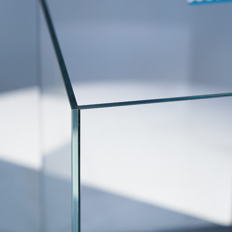 Taopet Ultra-White Glass Desktop Fish Tank Ecological Landscaping Tank Small Mini Ornamental Betta Aquarium Square Tank Bare Tank