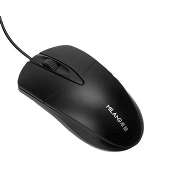 Milang M1 Wired USB Mouse Business Office Home Use Optical Mouse Desktop Computer Laptop Cross-Border