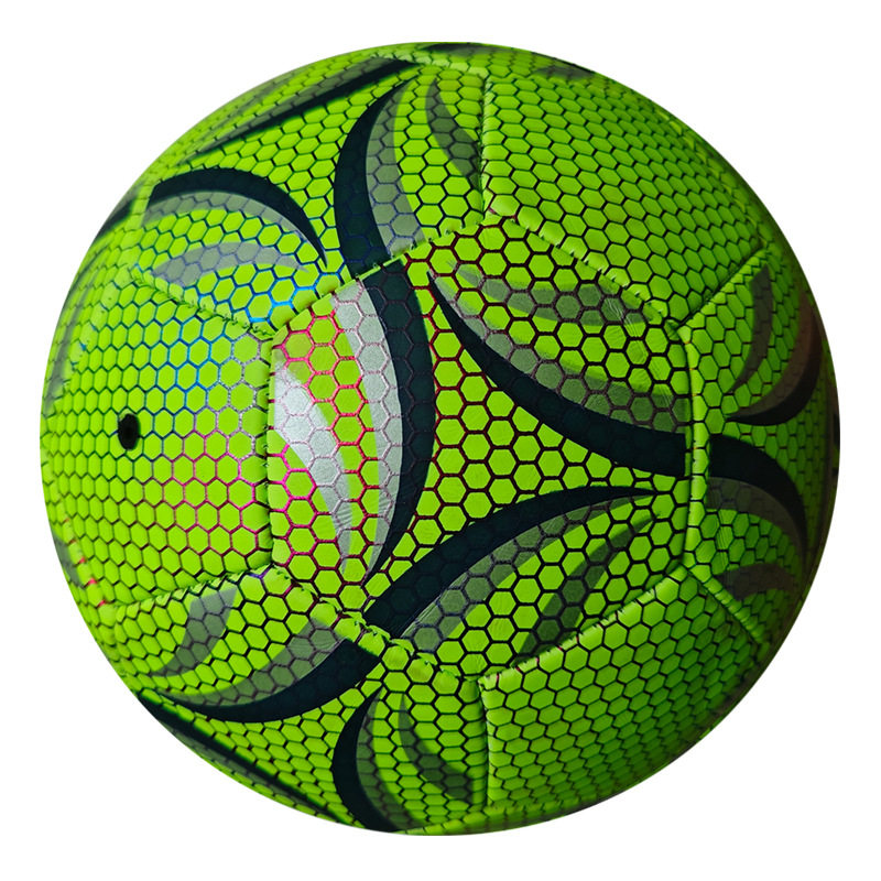 Factory Wholesale Cross-Border Dropshipping Glow-In-The-Dark Soccer Ball Size 5 for Adults Outdoor Training and Competition Pu Machine-Sewn Soccer Ball