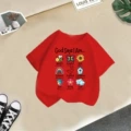 Red bee short sleeves