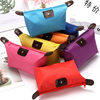 Ins Women's Dumpling Bag Candy Color Cosmetic Storage Cosmetic Bag Summer Travel Portable Handheld Women's Bag