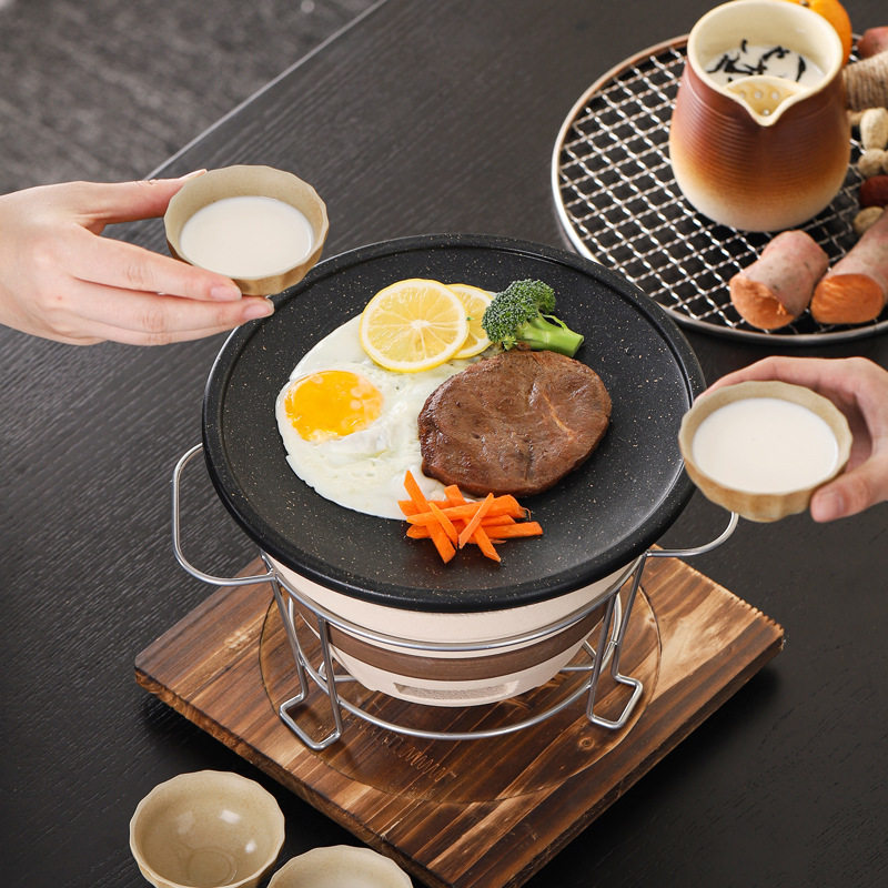 Outdoor Tea Brewing Set for Home Indoor Use, Including a Tea Brewing Stove, Electric Ceramic Stove, and Kettle with Logo