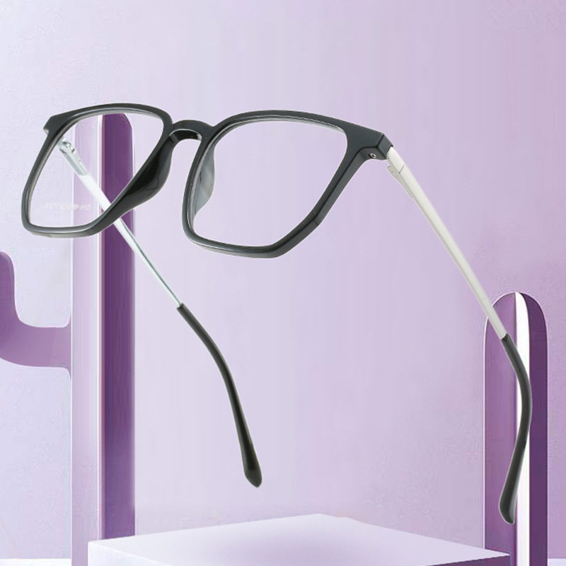 Polarized Magnetic Glasses Retro No-degree Myopia Glasses Frame Magnetic Clip-on Sunglasses Simple Colorful Sunglasses