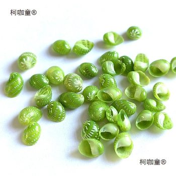 Jade Snail, Bean Snail, Shell Conch, Mini Small Conch 0.4- 0.7cm Specimen Collection