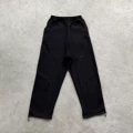 Black/patchwork sweatpants