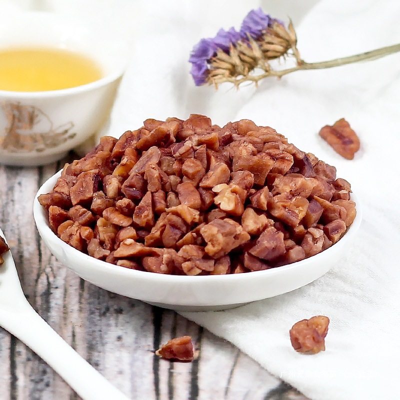 Pecan Pieces, Pecan Kernels, Canned, Bagged, Loose Longevity Fruit Pieces, Dessert Shop, Milk Tea Shop, Nut Snacks