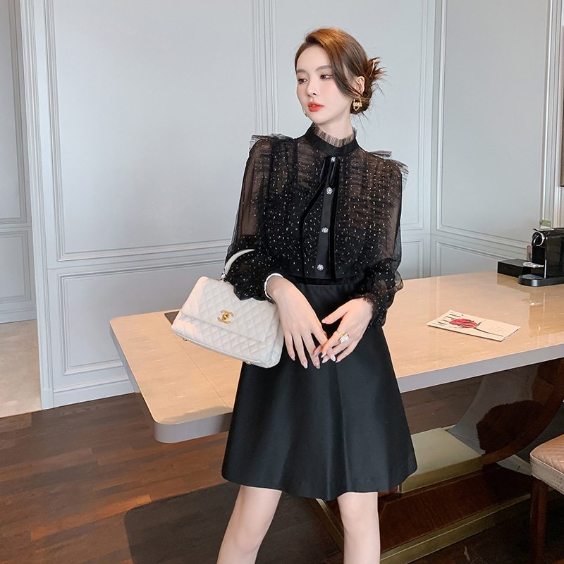 (Mới) Mã B0712 Giá 1190K: Váy Đầm Liền Thân Nữ Chtdng Cao 10Cm Thắt Nơ Bướm Dáng Chữ A Lưới Mỏng Hàng Mùa Xuân Thu Đông Thời Trang Nữ Chất Liệu G04 10 Sản Phẩm Mới, (Miễn Phí Vận Chuyển Toàn Quốc).