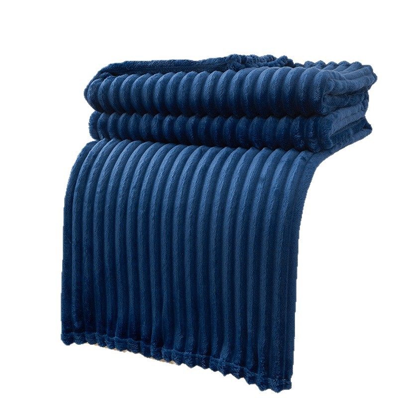 Wholesale Solid Color Coral Velvet Blanket Thickened Flannel Blanket Nap Blanket Single and Double Bed Sheets Cover Blanket Gift Small Blanket
