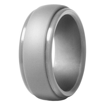 Amazon Best Seller Curved Step Silicone Ring European and American Ring Men's Outdoor Sports Ring