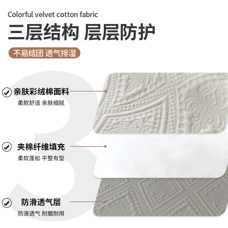 Class a Maternal and Infant Mattress Soft Cushion Quilted Mattress Pad Thin Machine Washable Bed Pad Universal Student Dormitory for All Seasons