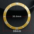 Ceramic yellow circle white lettering blue green light