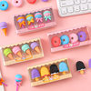 Children's Creative Simulation Eraser Student Cute Boxed Eraser Dessert Shape Pencil Eraser Stationery Small Gifts