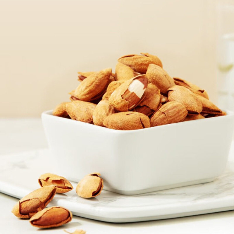 Three Squirrels Hand-Peeled Almonds 120g Children's Pregnant Women's Healthy Nuts Dried Fruit Snacks Snack Food