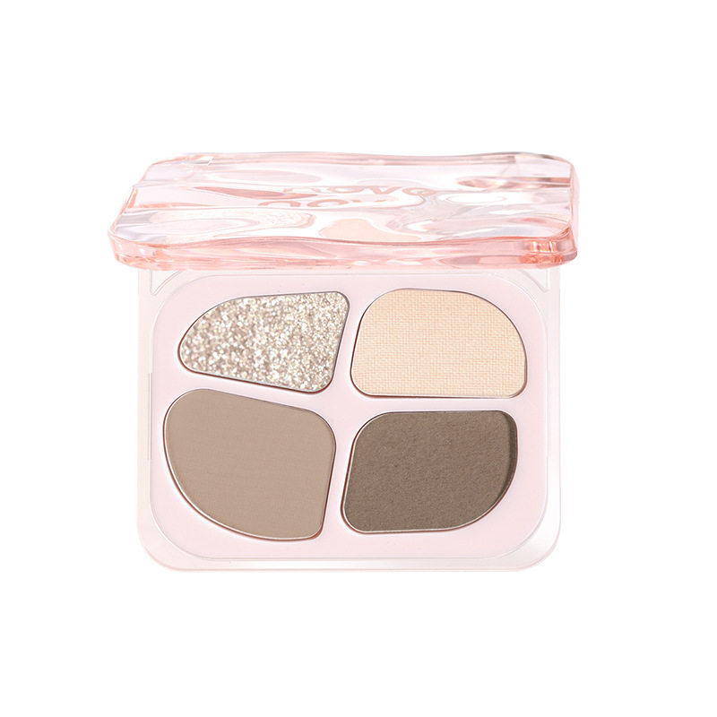 Novo Dreamy Dynamic Four-Color Natural Look Under-Eye Highlighter Shimmering Sparkling Shadow Three-Dimensional Colorful Eyeshadow