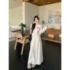 Dress Suit Women's Autumn and Winter New High-End Elegant Commuter Slim Knitted Cardigan Half-Length Skirt Two-Piece Set