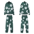 Sweatshirt suit [dark green]