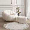Lazy Sofa, Reclining and Sleeping Pumpkin Chair, Living Room Bedroom Leisure Chair, Small Apartment Backrest Chair, Single Sofa Chair