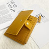Women's Ultra-Thin Card Holder Korean Style Coin Purse Zipper Card Holder Solid Color Bus Student Bank Card Holder Campus Card