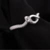 Spirit Snake Coil Ring Simple Fashion High-end Zodiac Snake Ring Niche Design Finger Ring for Men and Women