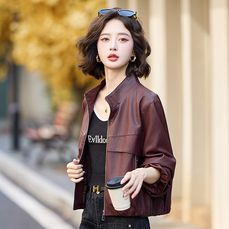 (Mới) Mã L3660 Giá 1680K: Áo Da Nữ Wotdyi Hàng Mùa Xuân Thu Đông Thời Trang Nữ Chất Liệu G05 Sản Phẩm Mới, (Miễn Phí Vận Chuyển Toàn Quốc).
