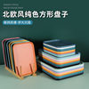 Scandinavian Simple Style Tray Household Rectangular Water Cup Plastic Supplies Canteen Fast Food Hotel Commercial Tray