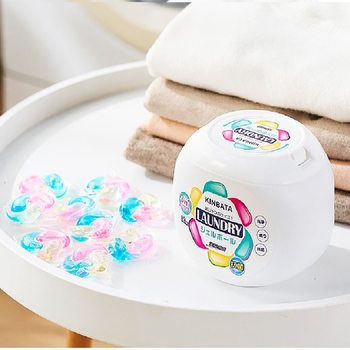kinbata Laundry Coagulation Beads Concentrated Decontamination Household Pack Six-in-One Laundry Liquid Fragrant Beads Laundry Ball