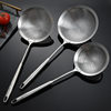 304 stainless steel punching round hole colander line drain kitchen colander hot pot fried large spoon long handle dumpling noodle spoon