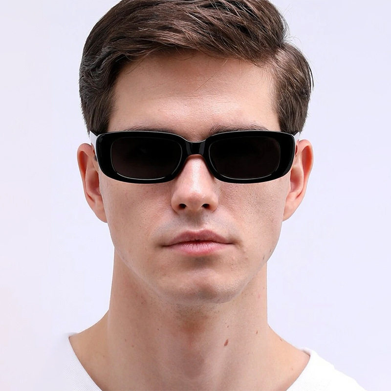 Sunglasses for Men, Small Frame, European and American Style Sunglasses for Women, Fashionable Retro Cross-Border Tiktok Street Style Glasses Wholesale Lenses and Frames