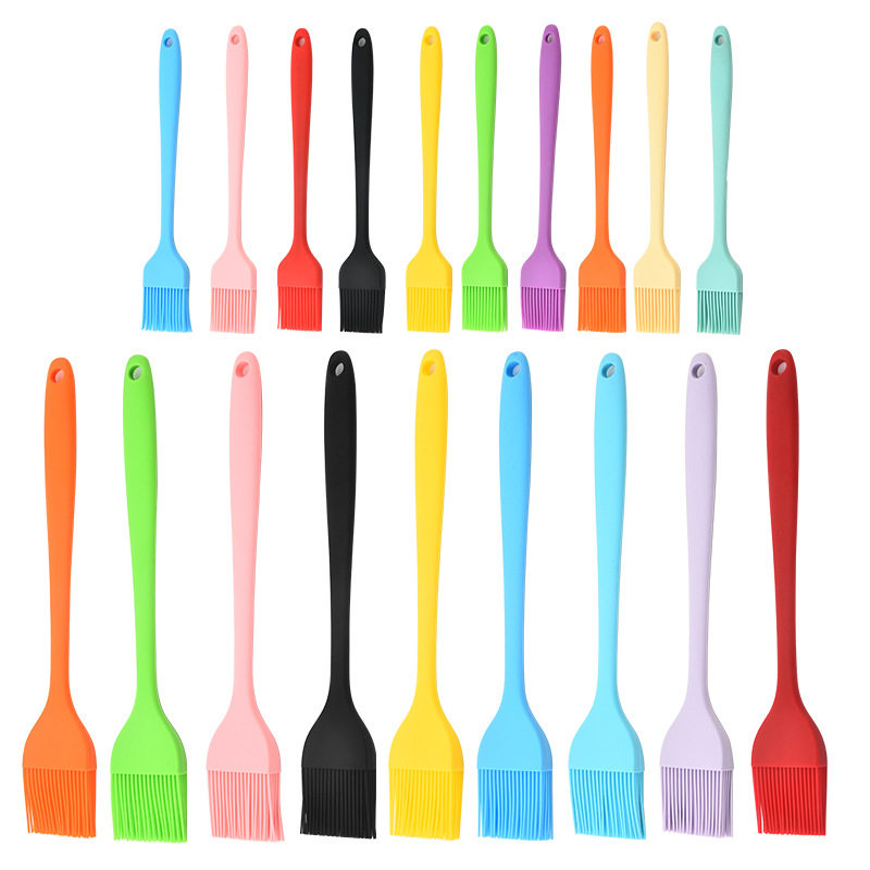 Silicone Oil Brush Barbecue Brush Oil Brush Non-Shedding Brush Food-Grade Baking Tool Special Barbecue Brush