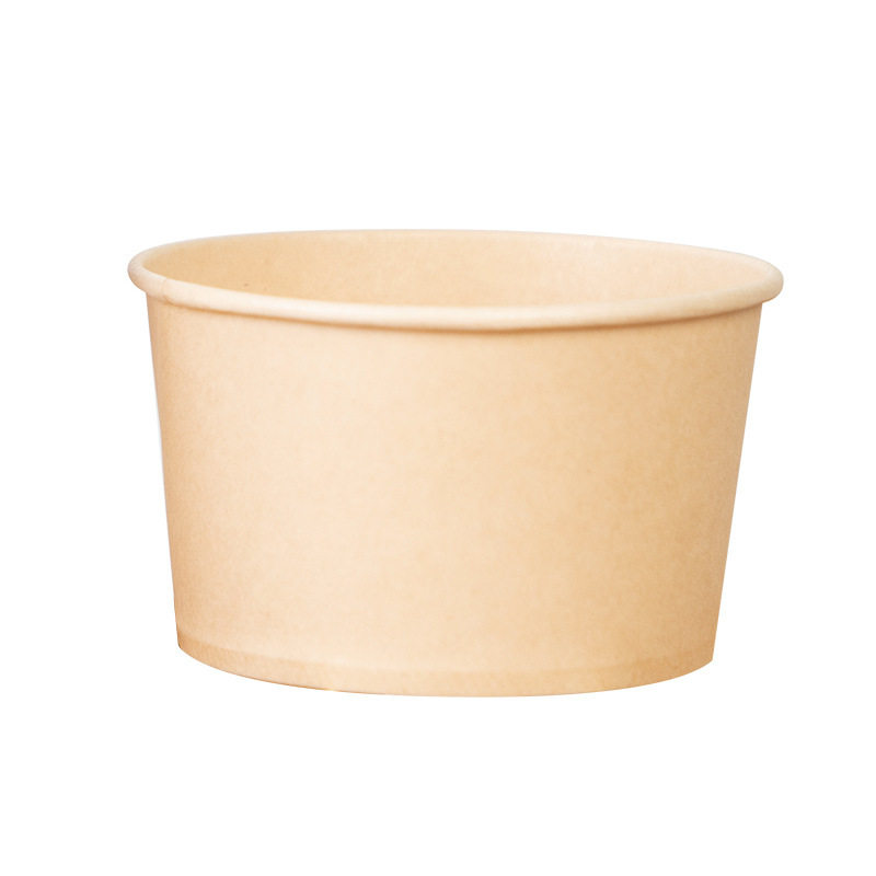 Disposable Rice Bowl Lunch Box Packed Lunch Box Instant Noodles Paper Bowl Household Picnic Tableware Set Full Box Hot Pot