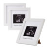 Cross-Border Hot-Selling Wooden 5inch Pregnancy Ultrasound Four-Dimensional Color Ultrasound Baby B-Ultrasound Birth Commemorative Decorative Photo Frame Display Stand